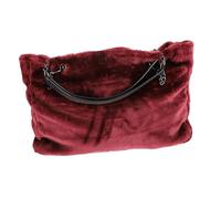 Beaupretty Sac à Main Fuzzy pour Femmes Grand Sac à Bandoulière Peluche pour Shopping et Sorties