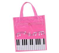 Beaupretty Sac à Partitions Étanche avec Fermeture Éclair Capacité Résistant et Facile à Nettoyer Sac de Rangement Multifonction pour Accessoires Instruments Coloris Rose