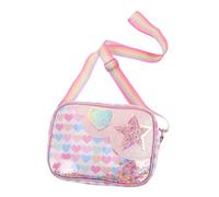 Beaupretty Sac Bandoulière Garçon Fille avec Rabat Sac à Main Scintillant pour Fillettes Bandoulière Ajustable pour Fêtes Et École