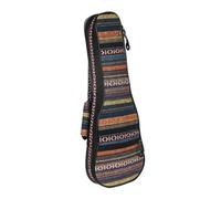 Beaupretty Sac de Transport Ukulélé Portable Étanche avec Poche Avant Bandoulières Réglables et Rembourrage Confortable pour Soprano et Concert