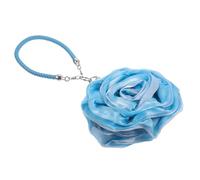 Beaupretty Sac en Soie Portefeuille Floral Porte-Monnaie Petit Sac à Main Mini-Sacs pour Femmes Sac à Main Femme Rose Sac à Fleurs Bourse d'embrayage Sac à Main Pochette Polyester Ciel Bleu