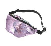 Beaupretty Sac Paillettes Sirène Bandoulière Petites Pochettes Zippées Sac à Cordon Motif Sirène Trousse de Maquillage Scintillante pour Femme