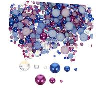 Beaupretty Sac Perles Plates Et Pour Ongles Accessoires De Nail Art Décorations Diy Pour Manucure Stickers Brillants Pour Ongles De Mains
