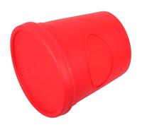 Beaupretty Seau à Popcorn en Silicone Rouge Réutilisable, Facile à Transporter, pour Magasins de Snacks et Salons de Thé, Bol Solide pour Glace et Biscuits