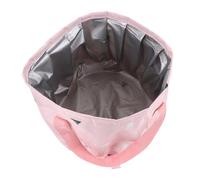 Beaupretty Seau Bain De Pieds Pliable Grand Paquet De Bain De Pieds Portable Pour Voyages Camping Activités Plein Air Bac à Eau Multifonction Paquet De Lavabo Rose Triangle Grand