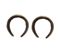 Beaupretty Serre-tête Éponge Bandeau pour Cheveux Couleur Unie Verte Accessoire de Tête Élégant pour Femmes et Filles