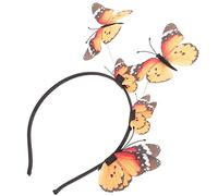 Beaupretty Serre-tête Orange Pour Femmes Et Filles Accessoire Cheveux Chic Pour Fête Cosplay Et Soirée Bandeau Léger Cadeau