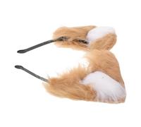 Beaupretty Serre-tête Oreilles de Chat Peluche pour Femme Accessoire de Coiffure Kawaii pour Cosplay Animal et Décoration de Fête