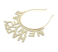 Beaupretty Serre-tête Paillettes Happy Year pour Filles Bandeau Brillant Décoratif Festif Accessoire Cheveux Nouvel an Élégant et Polyvalent