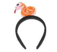 Beaupretty Serre-tête Peluche Serpent Couvre-chef Amusant Pour Halloween Pince à Cheveux Oreilles Animaux Bandeau Serpent Pour Fêtes Et Déguisements