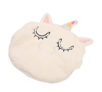 Beaupretty Serviette Visage Polaire Épaisse pour Masque Facial Maintien Sécurisée Style Cartoon Licorne Soins Hydratants Peau Délicate