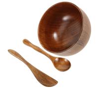 Beaupretty Set Bol à Mélanger Bois pour Masque Facial avec Spatule Kit Multifonction et Facile à Nettoyer pour Soins Visage Outil Mélange Sûr et Confortable Réutilisable