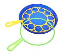 Beaupretty Set de Baguettes à Bulles Géantes avec Plateau Jouets Souffleurs pour Garçon Fille Poignées Ergonomiques Confortables et Facile à Utiliser pour Fêtes et Jeux Extérieur