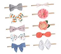 Beaupretty Set de Bandeaux Imprimés pour Garçon Fille Tête Accessoires Cheveux Garçon Fille Confortables et Antidérapants pour Usage et Fêtes