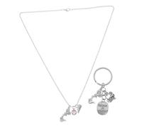 Beaupretty Set de Collier et Porte Clés Cheerleader et Accessoires de Gymnastique pour Femmes et Bijoux de Pom Pom Girl Stylés pour et Sorties