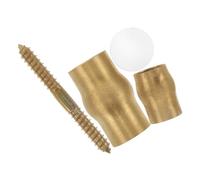 Beaupretty Set de Cuivre pour Joint de Canne Antidérapant pour Personnes Âgées Accessoires DIY pour Cannes de Marche Sécurisées Embouts Laiton pour Usage Intérieur et Extérieur