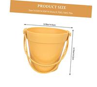 Beaupretty Set de Jouets de Plage pour Garçon Fille Seau et Outils Silicone et Adaptés pour Creuser Sable été Kit de Jeu de Sable pour Filles et Garçons