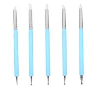 Beaupretty Set de Nail Art UV Gel à Double Embout Outil de Manucure pour Dessin Pointillage et Motifs Adapté Usage Professionnel et Personnel