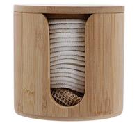 Beaupretty Set De Pads Démaquillants Réutilisables Fibre De Bambou Naturelle Écologiques Et Doux Pour Visage Avec Pot De Rangement Nettoyage Profond Des Pores Et Exfoliation Accessoire