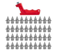 Beaupretty Set de Pointes D'athlétisme et Pointes de Remplacement en Acier Dur pour Chaussures de Piste avec dhérence Optimale, Remplaçables, pour Athlètes en Compétition sur Terrain