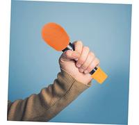 Beaupretty Set de Protections Antidérapantes pour Microphone Couvre Micro Mousse Épaisse Éclaboussures Accessoires de Protection pour Performances et Interviews Lot Complet Orange