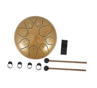 Beaupretty Set de Tambour à Languette de Doré avec Tons Instrument de Percussion Créatif pour et Éducation Musicale pour Débutants