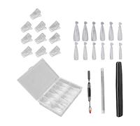 Beaupretty Set Outils De Manucure Avec Pince à Ongles Double-embout Pour Extensions Artistiques Et Gel Accessoires Pratiques Pour Beauté Des Ongles
