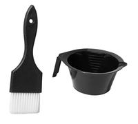 Beaupretty Set Pinceau et Bol pour Coloration Cheveux Brosse Flexible pour Application Précise Bol Mélangeur Compact Kit Coiffure Salon et Maison Outils Pratiques pour Teinture Féminine