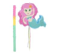 Beaupretty Sirène Papier Résistant pour Fête D'anniversaire Garçon et Filles Facile à Décorer, Accessoires Inclus, Thème Unique pour Fille et Garçon
