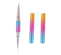 Beaupretty Stylo Manucure Nail Art Pinceau Coloré Pour Dessin Et Sculpture Des Ongles Outil Diy Pratique Pour Créations Artistiques