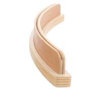 Beaupretty Support Cartes à Jouer Bois Courbé avec Base Antidérapante Organiseur Pratique pour Jeux de Cartes et Exposition Facile
