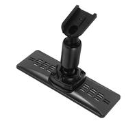 Beaupretty Support de Caméra de Tableau de Bord pour Rétroviseur Intérieur, Plaque de Fixation PVC Clip à Pression, Bras Réglable sans Sangle, Compatible Dashcam Voiture, Installation