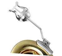 Beaupretty Support de Partition Lyre pour Trompette et Trombone Clip Plaqué Argenté et Portable pour Musique Marche