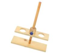 Beaupretty Support Entonnoir en Bois à Deux Emplacements, Fourniture Laboratoire, Outil d'Expérimentation Chimique Pratique pour Cours de Chimie Couleur Aléatoire