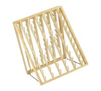 Beaupretty Support Mural Bois pour Tresses de Organisateur de Fournitures de Rack pour Extensions Capillaires et Accessoires Espace et Organisation Optimale pour Salon Usage Domestique