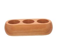 Beaupretty Support Pour Huiles Essentielles à Compartiments Présentoir Bois Pour Bouteilles Huiles Étagère De Rangement Pour Bouteilles