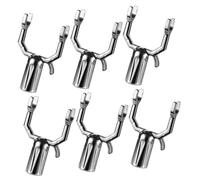 Beaupretty Supports en Alliage D'aluminium Argenté Multifonctionnels Lot de 6 pour Branches D'arbres Fruitiers Adaptés Ornementaux Jardinage