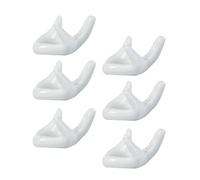 Beaupretty Supports en Céramique Blancs pour Rangement Pratique de Main Lot de 6 Porte-ocarina Élégant pour Ocarina 6 Trous ou Boutique de Thé