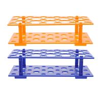 Beaupretty Supports pour Tubes à Essai en Plastique Détachables, Petit Modèle 10 Puits, 2 Pièces, Adaptés aux Tubes à Centrifuger 15 Ml/50 Ml, Usage Scientifique et Couleur Aléatoire