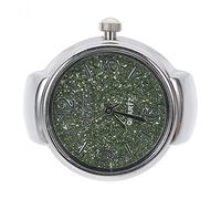 Beaupretty Table De Bague Numérique Pour Bagues Montre Bague Doigt Montre Poignet Mode Montre À Quartz Fidget Ring Or La Bague Doigt Bague Montres Femmes Bague Montre Numérique Vert