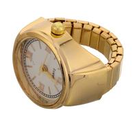 Beaupretty Table de doigt élégante nouveauté montre montres de poche petites montres pour femmes alliage Golden