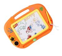 Beaupretty Tableau à Dessin Magnétique Orange pour Garçon et Filles Éducatif Plastique Solide Ardoise Effaçable pour Peindre Dessiner et Écrire Développement Coordination Œil-Main