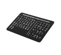 Beaupretty Tableau Alphabet Braille Avec Points Relief Chiffres Ponctuation Outil Pédagogique Pour Débutants Reconnaissance