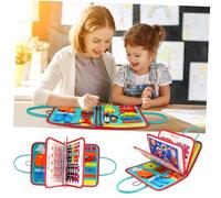 Beaupretty Tableau Apprentissage Montessori pour Tout- Éducatif de Motricité Fine avec Lettres Chiffres Formes et Couleurs Préscolaire pour Développement Sensoriel et Autonomie