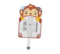 Beaupretty Tableau de Notes Musique Forme Singe Portable Tableau Cinq Lignes Pratique pour Garçon Fille Débutants Outil Pédagogique pour Cours Piano et Apprentissage Musicale