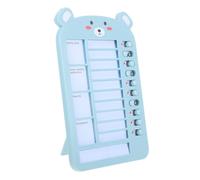 Beaupretty Tableau de Routine Garçon Fille Bleu avec Cartes Récompense Organisateur Tâches Planificateur Autodiscipline pour Garçons et Filles Semainier Magnétique Modifiable