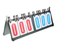 Beaupretty Tableau de Score Marqueur de Match de Basketball, Tableau de Score Réversible en Alliage D’Aluminium, 6 Chiffres, Chiffres Clairs, pour Volley-Ball et Baseball, Facile à Utiliser