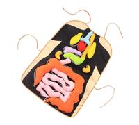 Beaupretty Tablier Éducatif pour Garçon Fille Outil Cognitif des Organes Internes Jeu Déveil Pédagogique pour Maternelle et Préscolaire Apprentissage Ludique Corps Humain