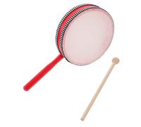 Beaupretty Tambour à Main Bois Portable pour Garçon Fille Instrument de Percussion Débutant avec Baguette Musical pour Fêtes et Performances
