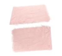 Beaupretty Tapis en Fausse pour Photo 2 Pièces Fond en Artisanale Doux Et Confortable pour Photos de Nail Art